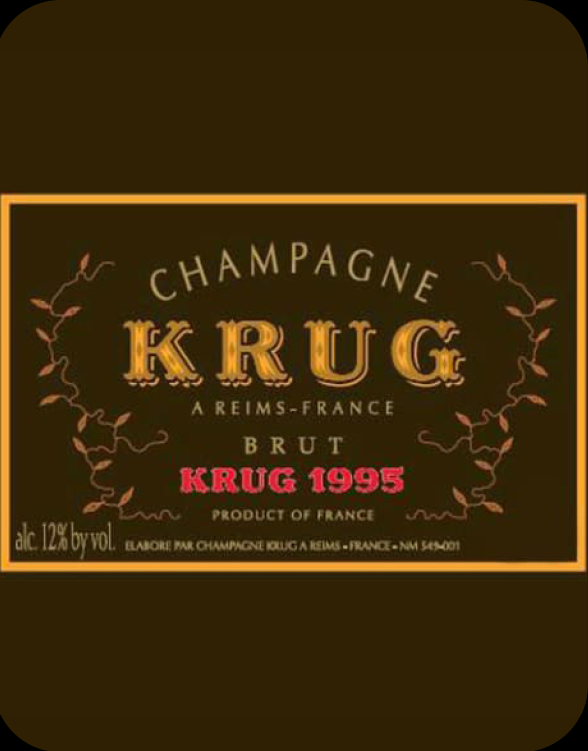 Champagne Krug 1995