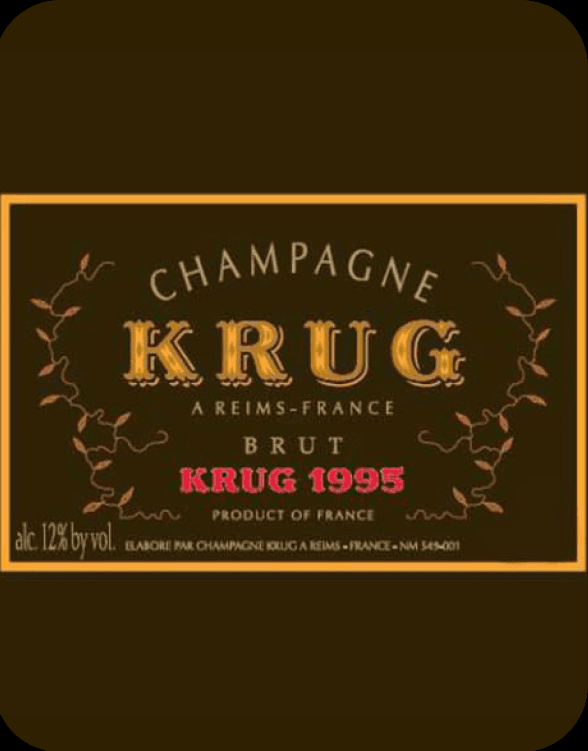 Champagne Krug 1995